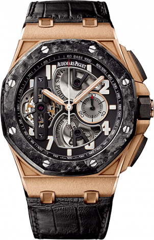 Replica Audemars Piguet 26288OF.OO.D002CR.01 Tourbillon Chronograph watch